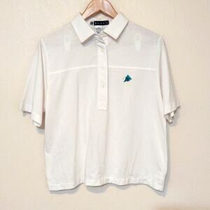 Vintage Blast white polo short sleeve shirt 80s 90s